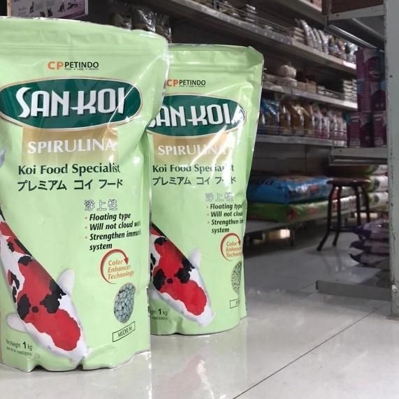 Sankoi Small & Medium 1kg/ pakan ikan sankoi - S