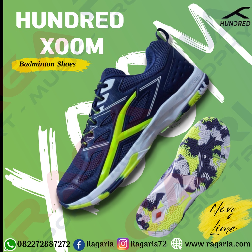 Sepatu Badminton Hundred Xoom Hndrd