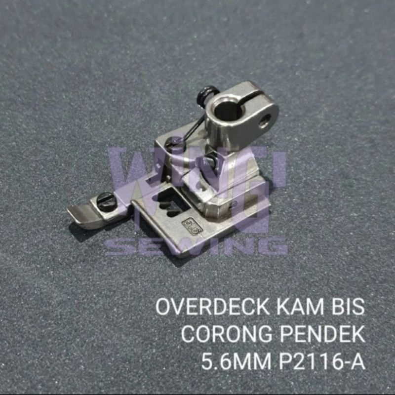 P2116A Sepatu Corong Pendek Kam Bis 5.6MM Mesin Jahit Overdeck