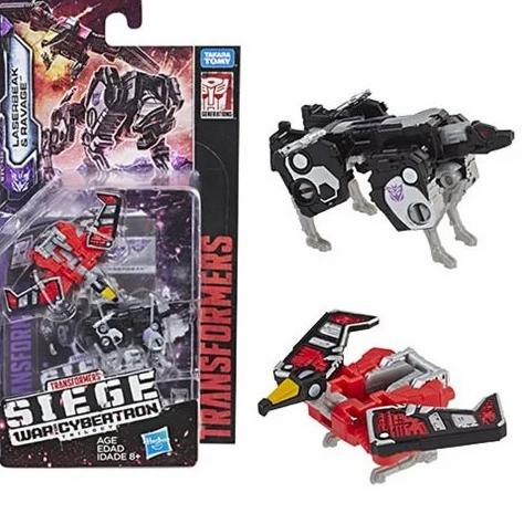 Transformers WFC Siege Micromaster Ravage and Laserbreak
