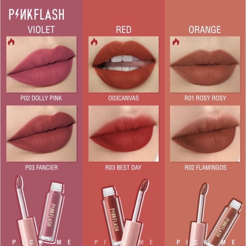 PINKFLASH Matte Lipcream | Pink Flash Lasting Matte Lipstick