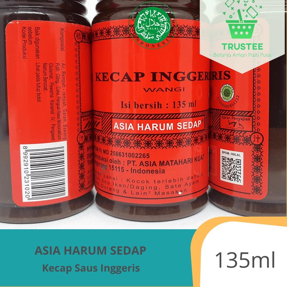 

き Asia Harum Sedap Kecap Saus Inggris / Inggeris Wangi Halal 135ml ↥