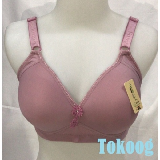 BH A5 / BH MODEL LINGCAO JUMBO JUPE CUP BESAR KAIT 3 ORIGINAL BRA BUSA TANPA KAWAT A 5 KAIT 2 size 34 36 38 40 42 44 46 fengyuer