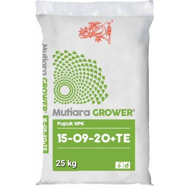 Pupuk NPK Grower 25 Kg 15-09-20 + TE Mutiara Meroke