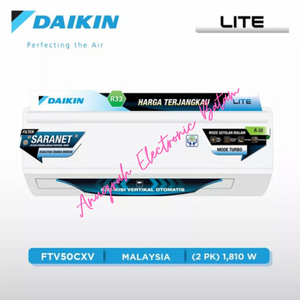 Daikin AC Split 2 PK FTV50CXV14 STV50CXV RV50CXV14 FTV50CXV 14 50CXV14 BATAM