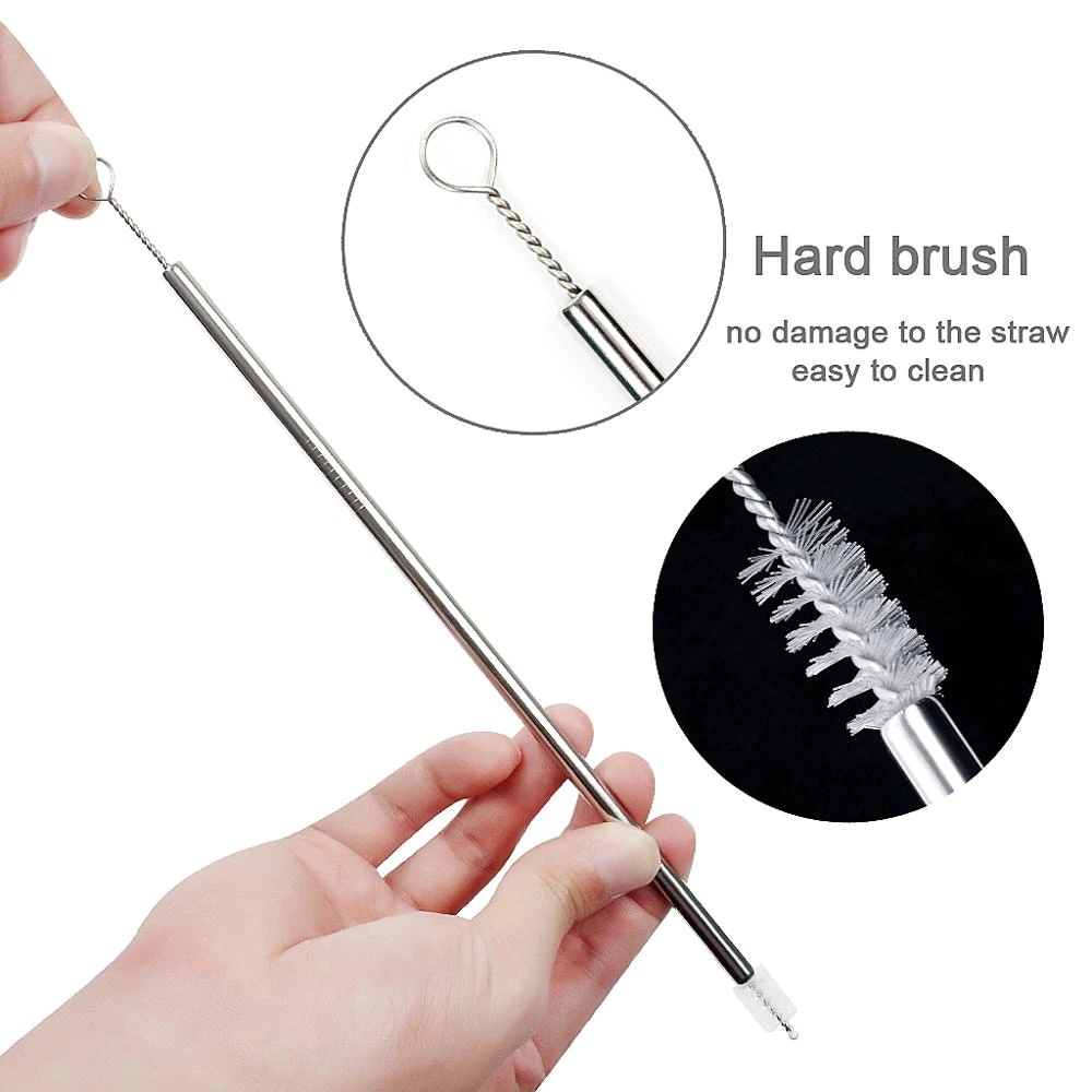 Sikat Pembersih Sedotan Stainless Steel Straw Bush Cleaner F891