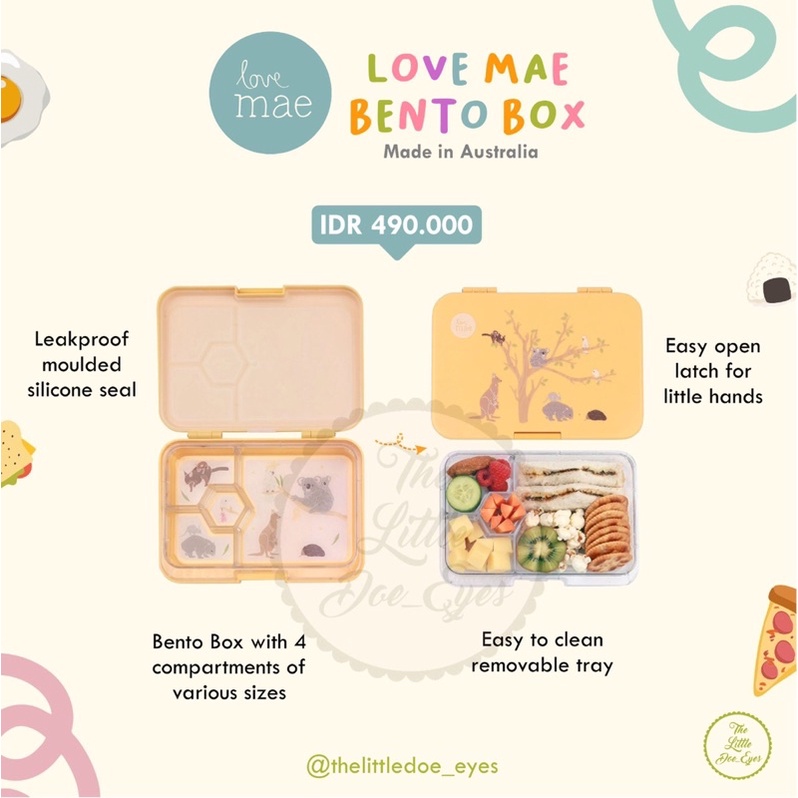 Love Mae Bento / Lunch Box - Kotak Bekal Anak