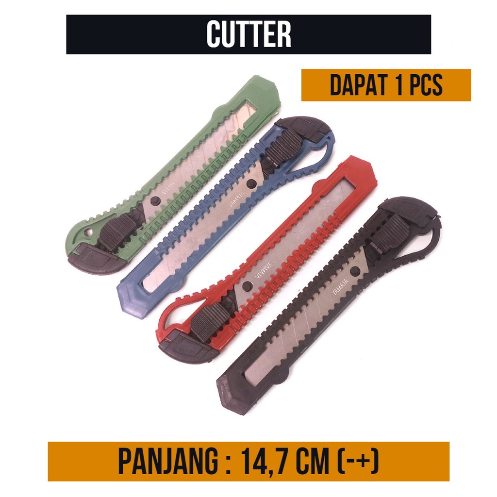 

Cutter Pisau Piso Cuter Kater Besar Pemotong Alat Potong Knife