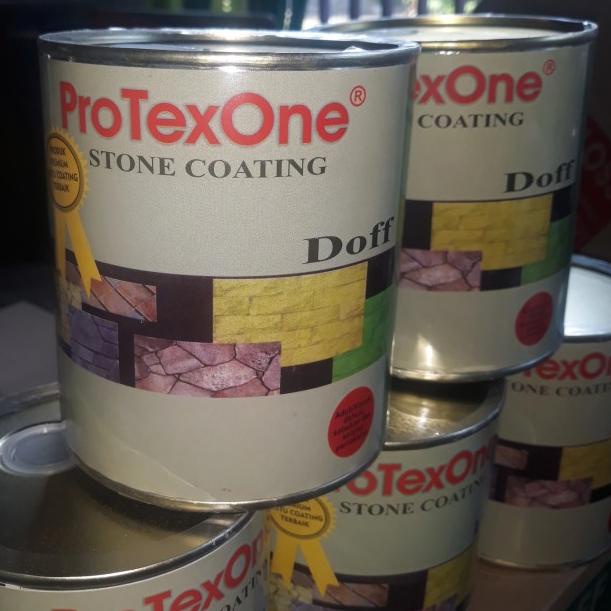 Coating batu alam Protex one clear doff