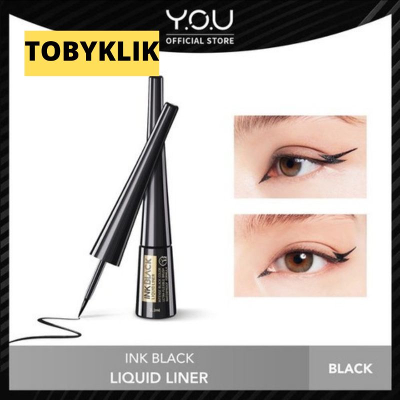 YOU INK Black Liquid Liner 2.2ml | Eyeliner Black