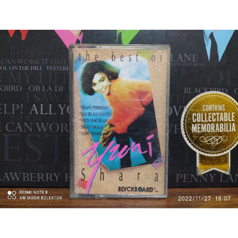 Kaset Pita : THE BEST OF YUNI SHARA