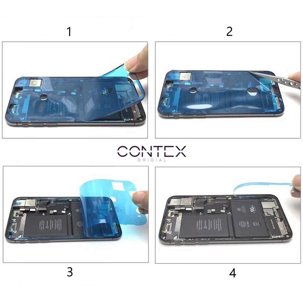 CONTEX - STICKER LEM ADHESIVE WATERPROOF ANTI AIR FOR LCD IPHONE ORIGINAL