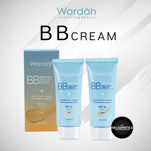 Wardah Lightening BB Cream natural light SPF 32 PA+++, Licorice Extract dan Vitamin B3 15 ml
