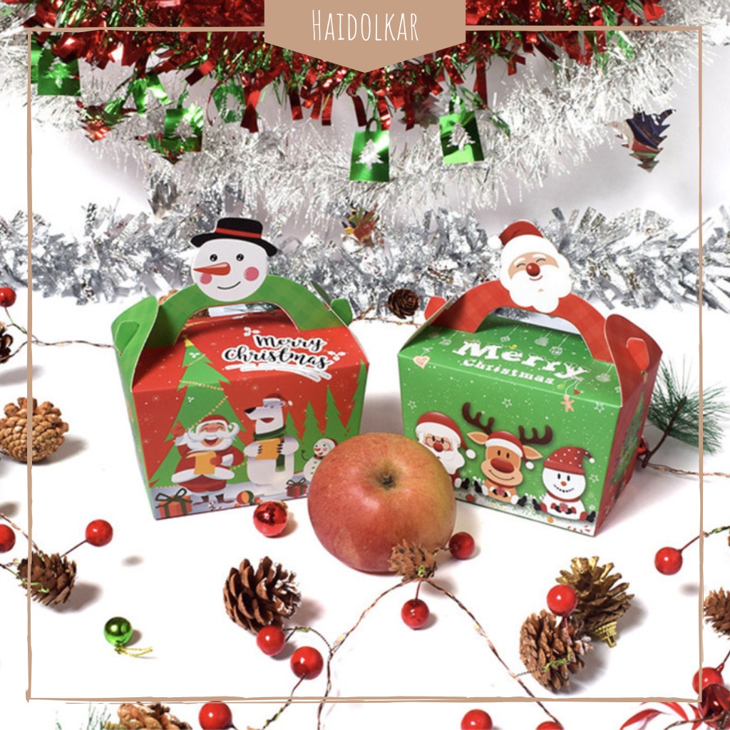 

Kotak souvenir natal box cookies christmas kotak bingkisan gift box natal box kue natal