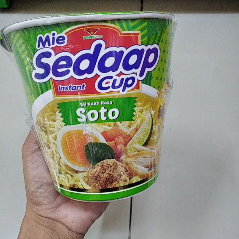

LIVE sedap cup soto