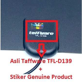 Taffware Antena TV Digital Indoor Set Box  DVB-T2 25dB Spider Pattern V2.0 - TFL-D139 - Black