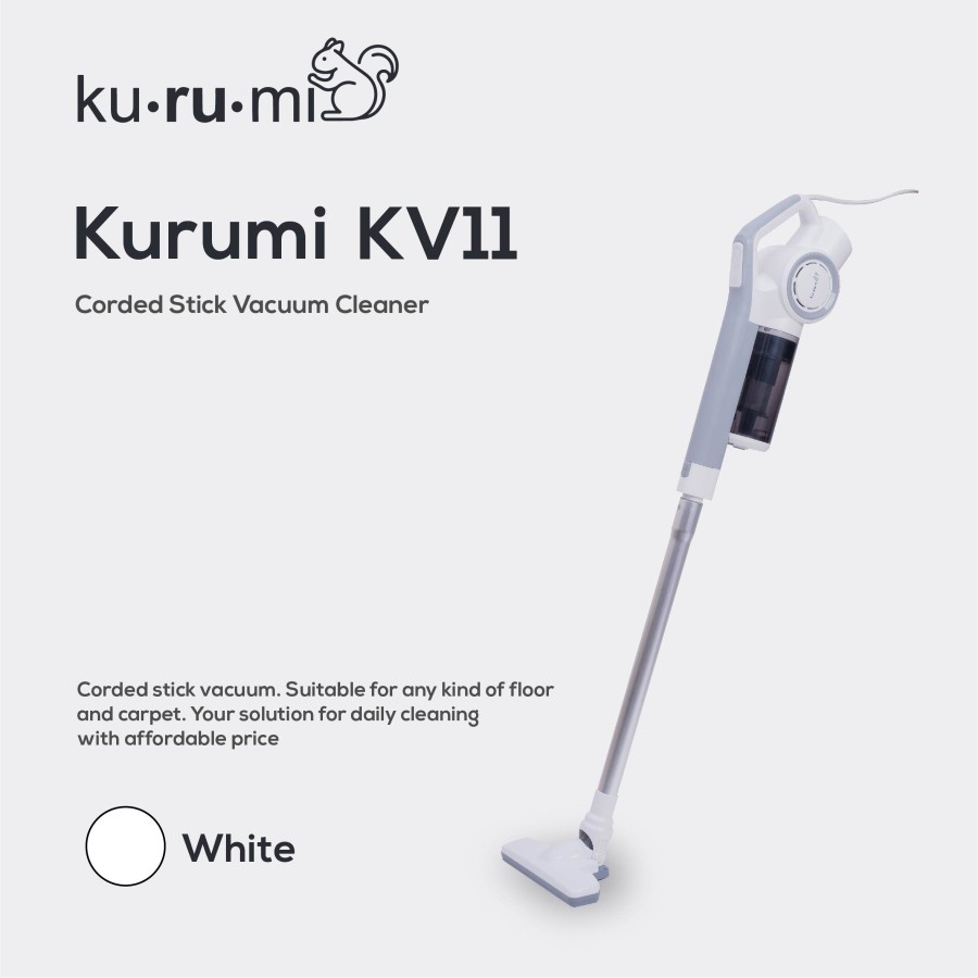 Kurumi KV 11 Corded Stick Vacuum Cleaner