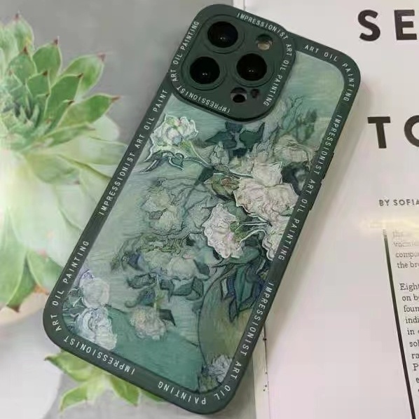 Ins Soft Case TPU Motif Mawar Untuk iPhone 14 14pro 14Plus 14prm 13pro 13pro 13prm 11 7Plus 8Plus Xr XS 12pro Max