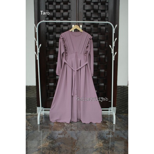 [ BEST SELLER ] NADHIRA DRESS  - GAMIS RAMPLE CRINKLE