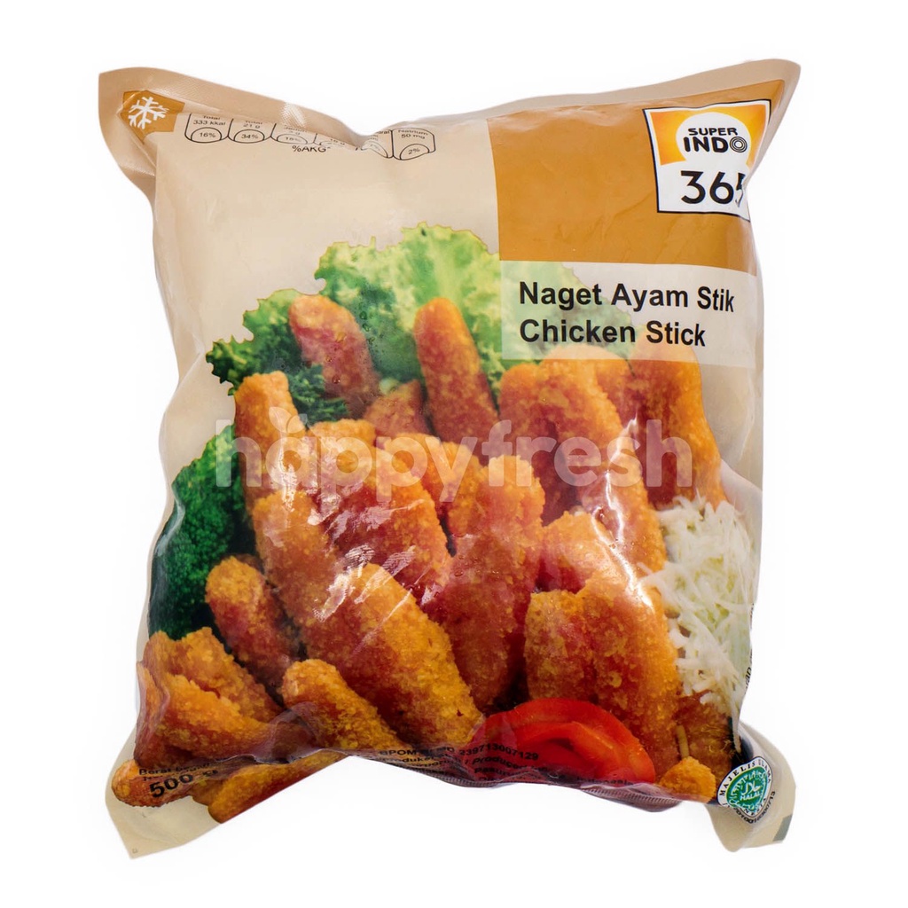 

Makanan Beku Olahan 365 Chicken Stick 500gr, Sameday Instan Delivery Jogja