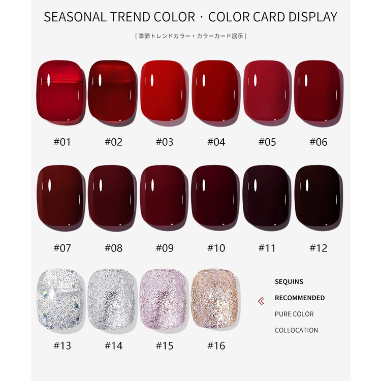 Annies Kuteks Gel New Year Red Series 15ml