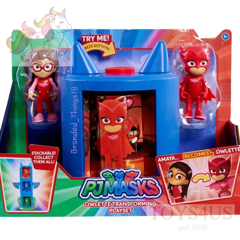 Toys4Us - (ONLY 1) PjMasks Owlette Transforming Playset Amaya Becomes Owlete Become Owl Glider Glidd