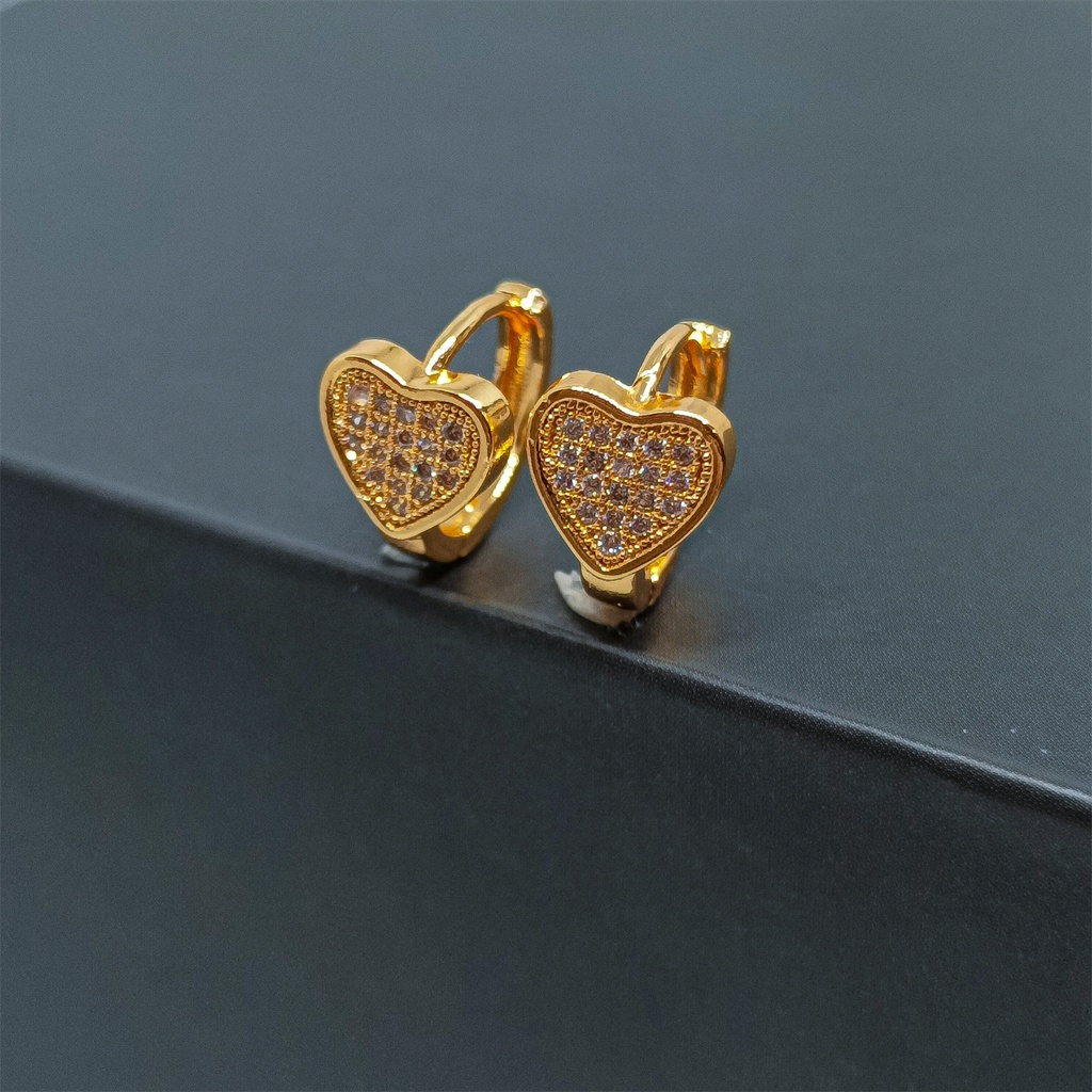 JEWELRY COD anting titanium wanita emas muda anti karat dewasa tusuk korea asli panjang dan luntur korea style