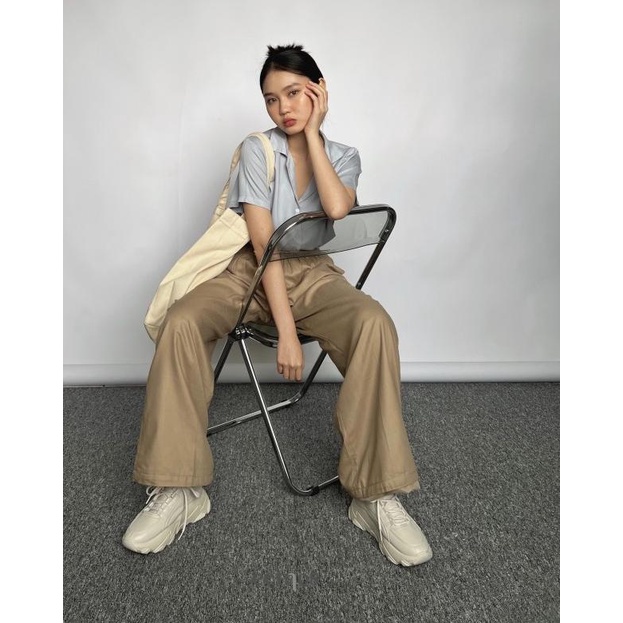 ECINOS: Vania top - Blue, L-XL