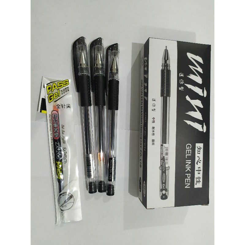 

bolpen zhi hin mini 12pc plus refil 1pc