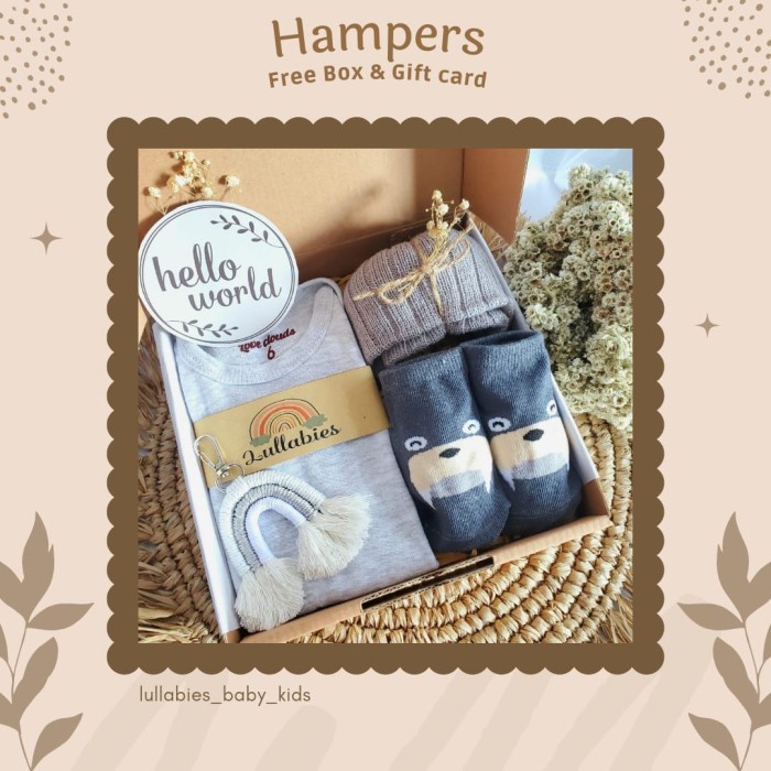 

(COD) Hampers bayi | Kado lahiran anak | Parcel baby Newbron | Gift box baby - Baby Grey