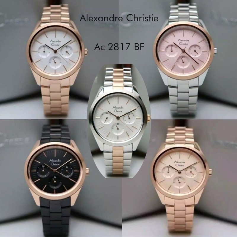jam tangan wanita ALEXANDRE CHRISTIE AC 2817 RANTAI ORI AC 2A68