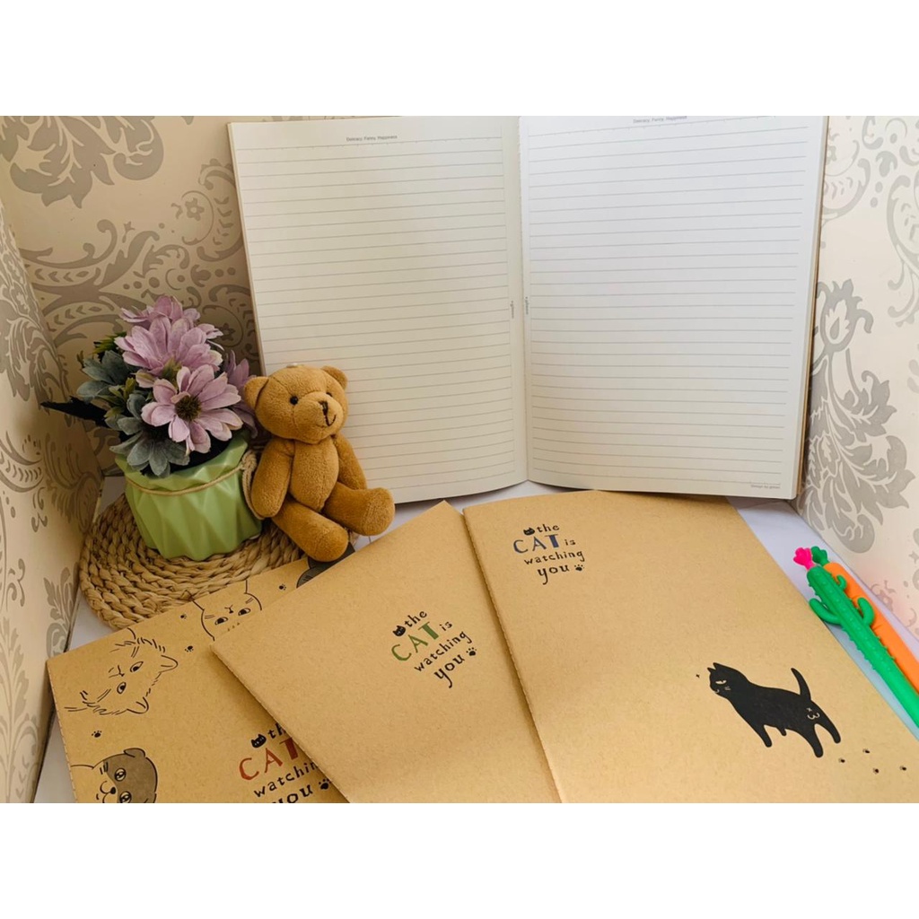 

NOTEBOOK B5 KRAFT CAT