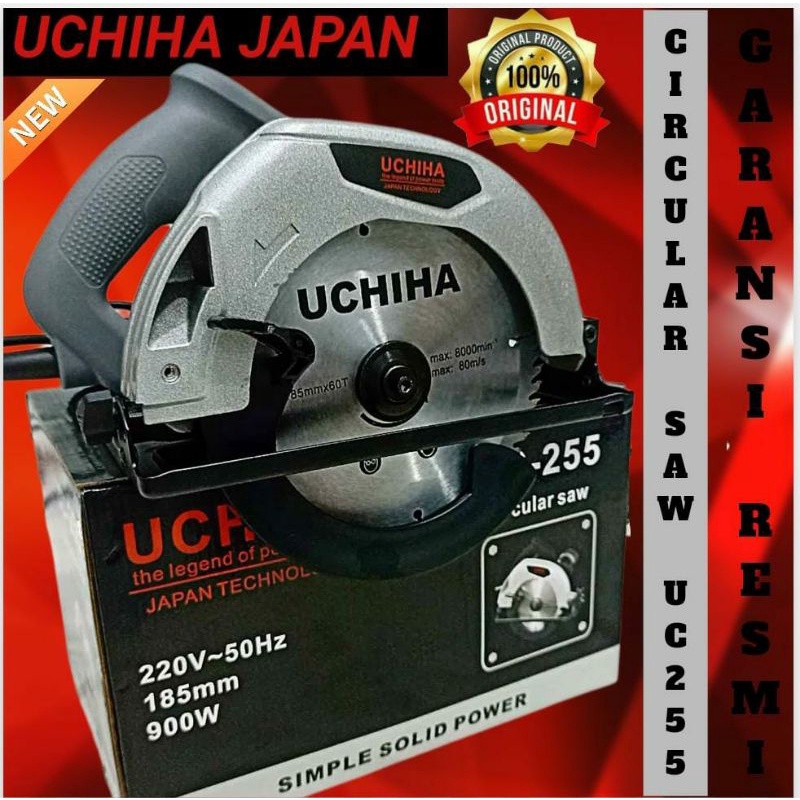 UCHIHA Type UC-255 Circular Saw Circle Mesin Gergaji Kayu Japan Teknologi