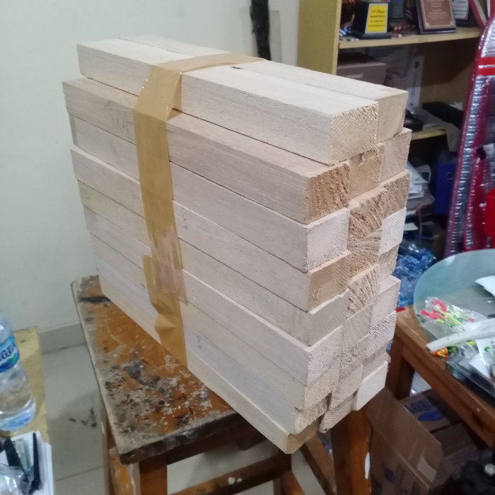 Kayu balsa stick 30mm x 40mm Balsa reng balsa blok 3CM balsa maket