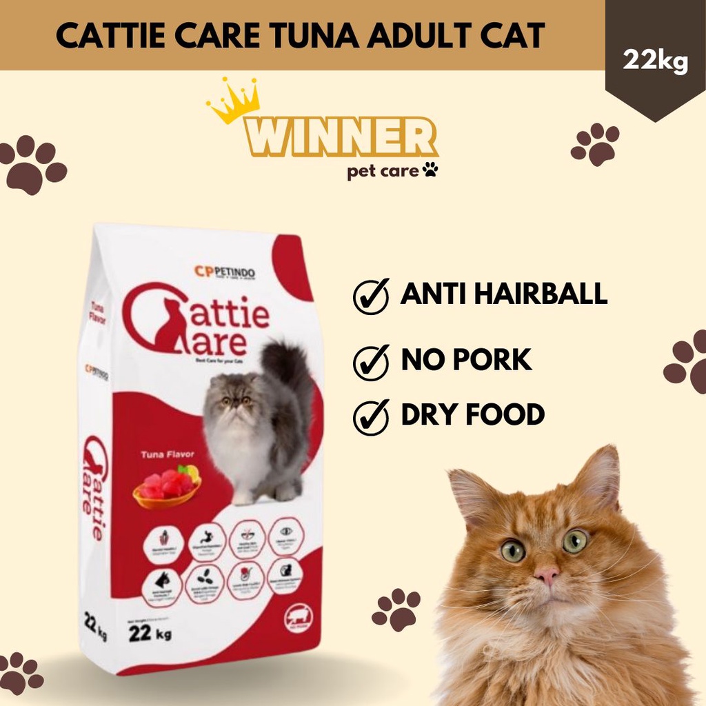 Cattie Care Tuna Adult Cat Food Freshpack 22kg