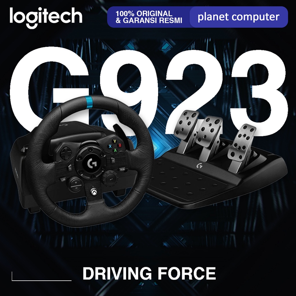 Logitech G923 True Force Steering Wheel and Pedals for PC, PS4 and PS5