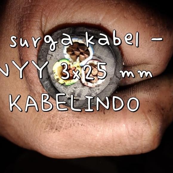NYY 3x25 mm KABELINDO / NYY 3 x 25 mm LINDO / KABEL TUFUR 3 x 25 mm LD