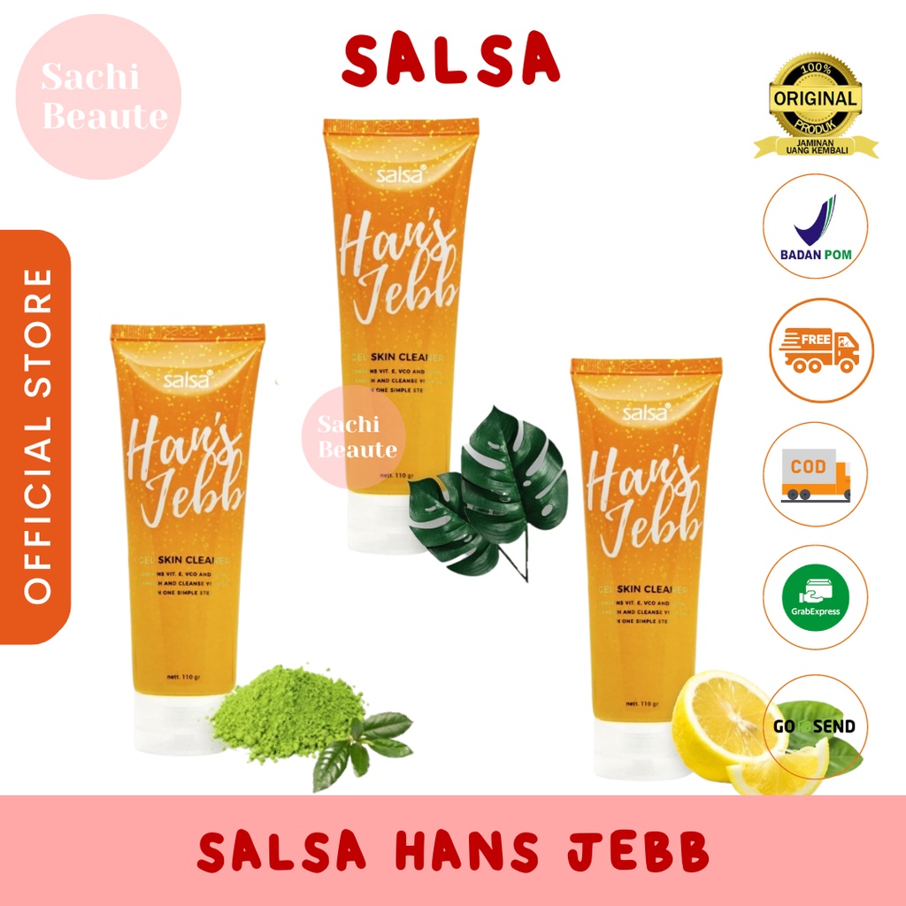 SALSA Hans Jebb Peeling Gel - Perontok Daki dan Ketiak Hitam Kulit Kusam SALSA menghilangkan daki