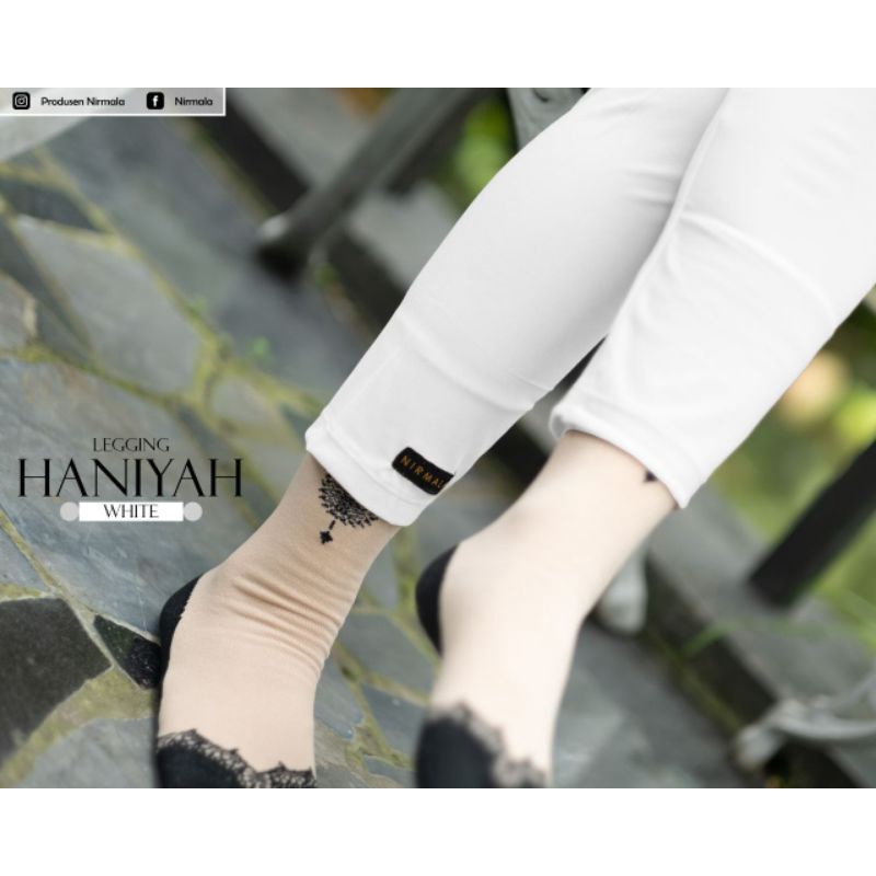 LEGGING HANIYAH ORIGINAL BY NIRMALA BAHAN JERSEY TEBAL PREMIUM