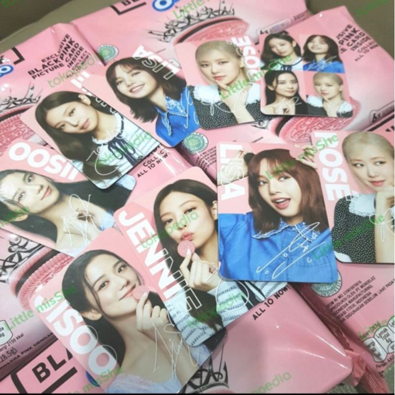 

oreo blackpink bisa pilih pc langsung kirim / Oreo x blackpink