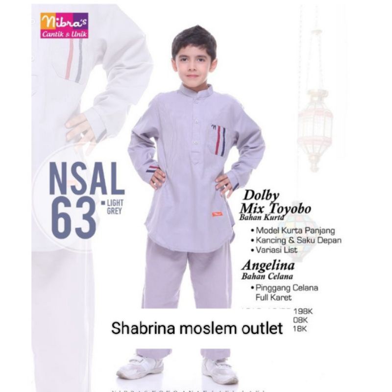 BIG SALE .  Cuci Gudang Promo Nibras Koko Anak Laki Laki NSA 063 Size 0-12