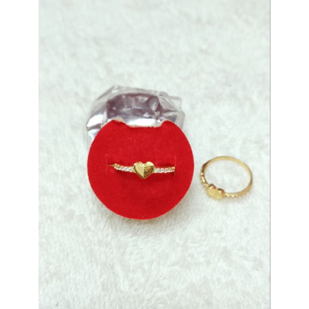 CINCIN LOVE PERAK 925 ASLI LAPIS MAS 24K