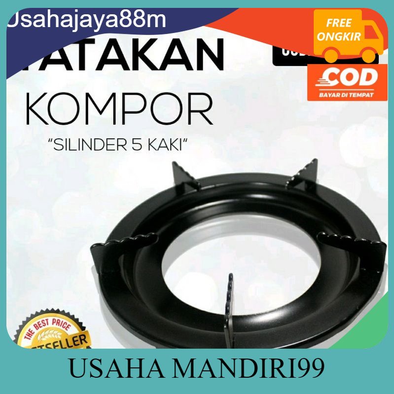 TATAKAN KOMPOR 5 KAKI . Nampan Dudukan Tungku Kompor Gas Bulat Tatakan Kompor Bulat 5 kaki