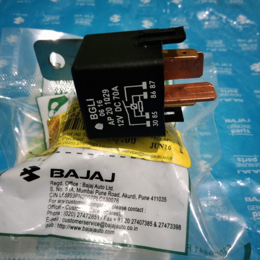 BENDIK RELAY STARTER BAJAJ PULSAR 180 UG3 / 200 ORIGINAL