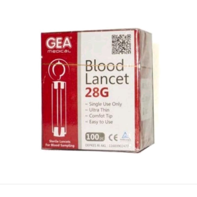 BLOOD LANCET GEA ISI 100 &amp; 200 pcs