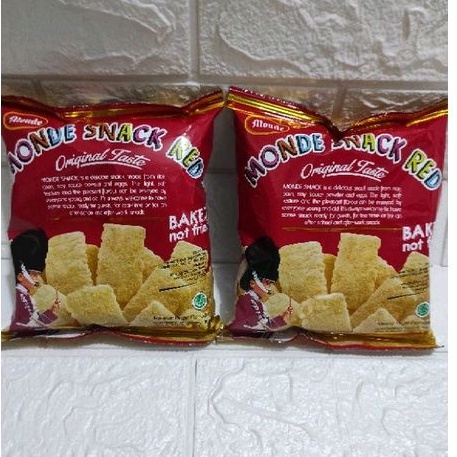 

cemilan monde snack red 5 PCS x 30gr original taste