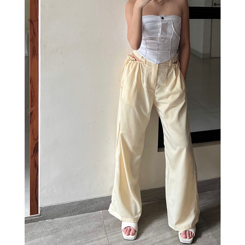 Megan cut-out pants | Aesthete yourlife