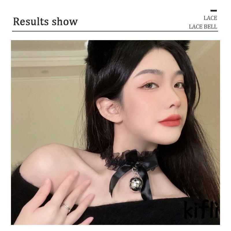 Kalung Choker Lace Sexy Aksen Pitabel Untuk Wanita