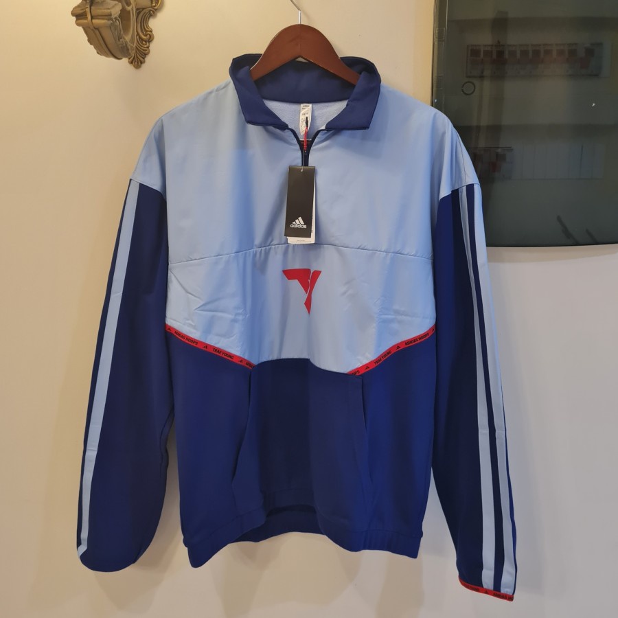 Sweater ADIDAS TRAE Pullover Basketball Blue H43760 Original 100% BNWT