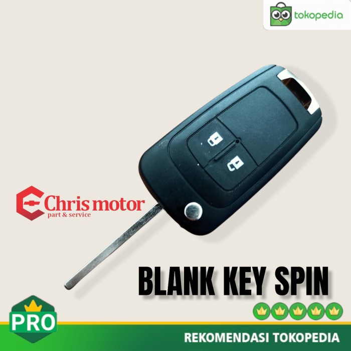 KUNCI REMOT BLANK KEY CHEVROLET SPIN OEM NOT GENUINE